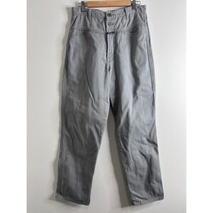 Marithe Francois Girbaud Mens Grey Vintage Denim Baggy Tapered Pants 31M 90s